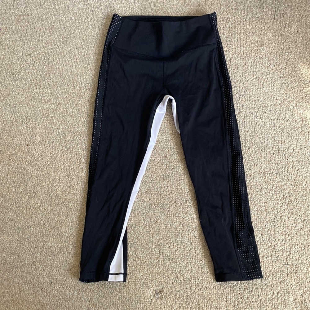 Small Black Athletic Leggings Athleta Brand